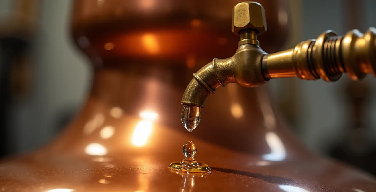 Deutsche Obstbrände in traditioneller Schwarzwald-Brennerei