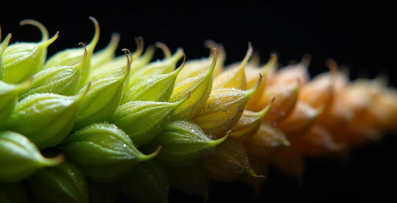 Visualisierung der Hopfenaroma-Oxidation bei einem IPA über drei Monate